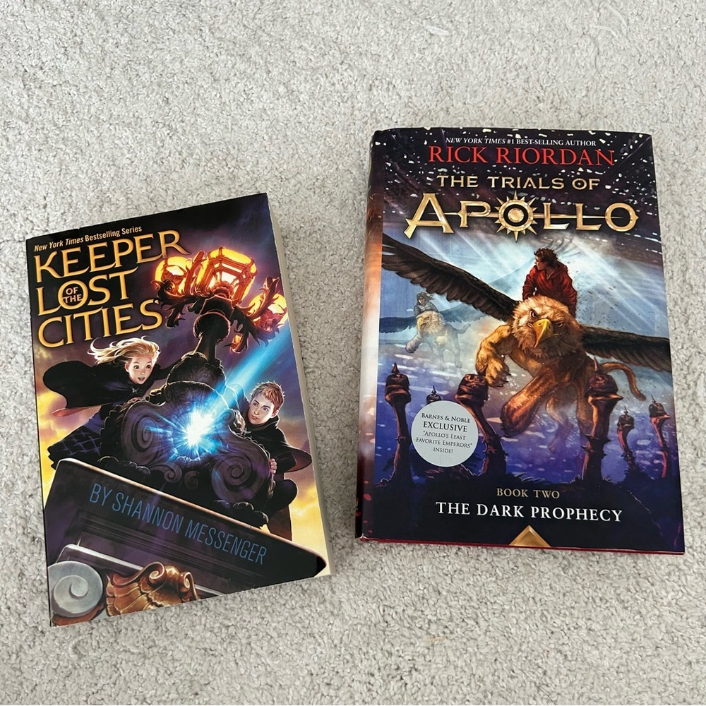 Set of 2 - Fiction Young Adult Books